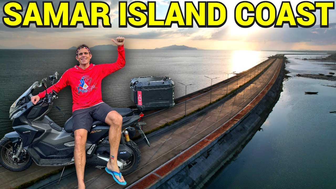 GIANT COASTAL ROAD! Northern Samar to Calbayog Motor Vlog (Becoming Filipino)