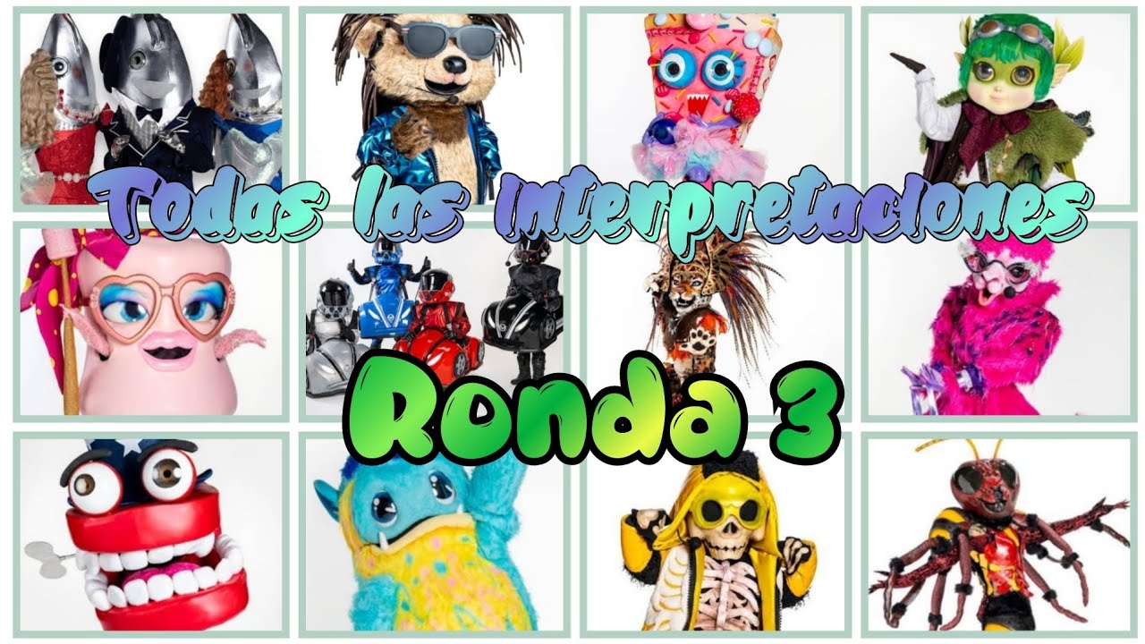 Todas las presentaciones de la Ronda 3 De Quien es la mascara Quinta Temporada