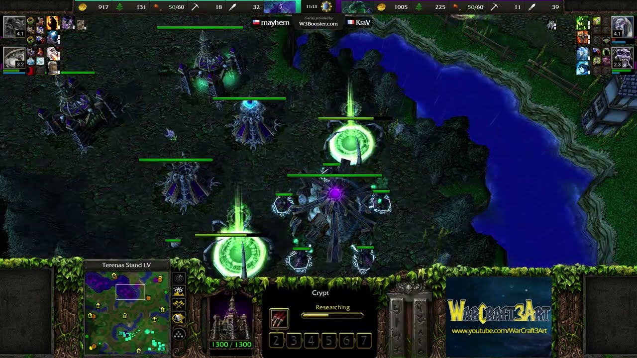 KraV(UD) vs Jens(NE) - Warcraft 3: Classic - RN7554