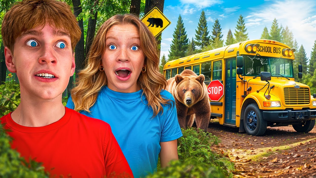 We Found a SECRET School Bus in the Woods - THE MOVIE