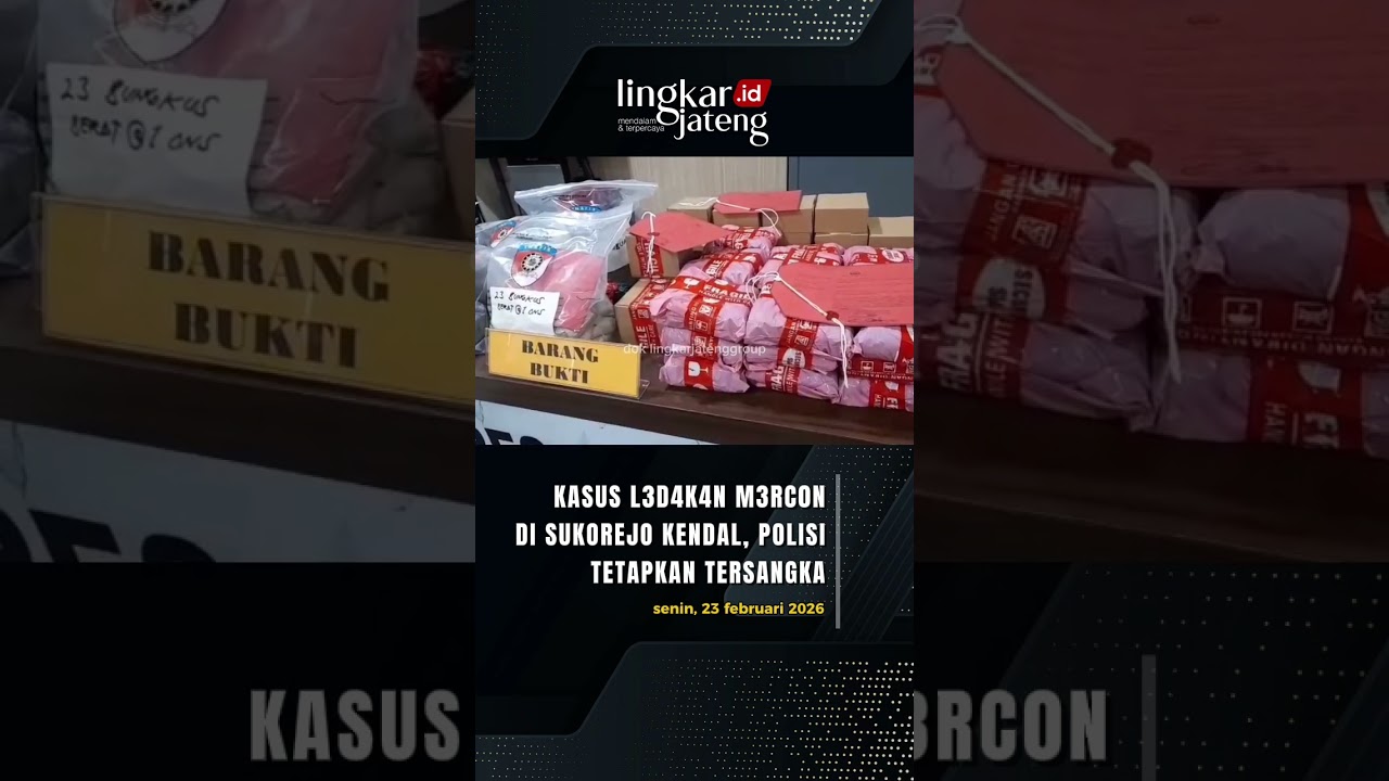 Kasus Ledakan Mercon di Sukorejo Kendal, Polisi Tetapkan Tersangka