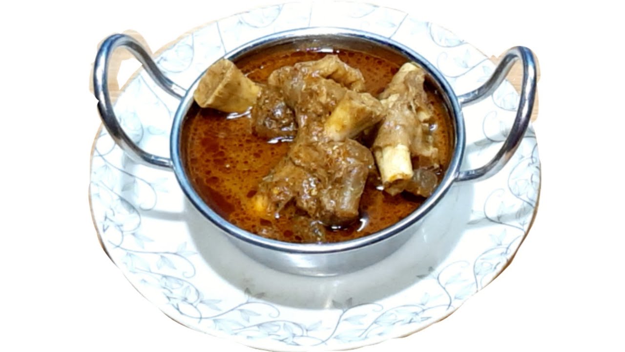 ಕುರಿ ಕಾರ್ ಸೂಪ್ ತುಳು ರೆಸಿಪಿ | Sheep Leg Soup Recipe in Tulu | Mutton Paya Soup