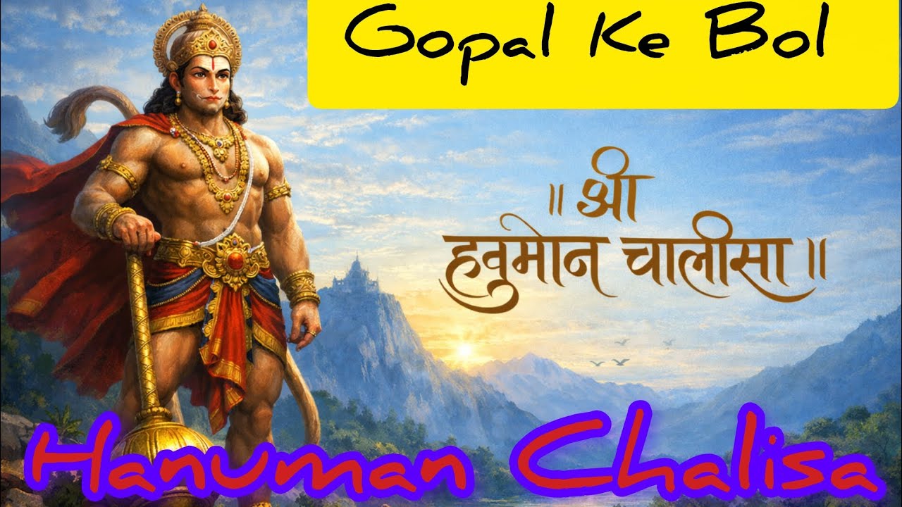 हनुमान चालीसा मन की शांति #jaishriram #jaihanuman #ytstudios #Gopalkebol #hanumanchalisa #bhajan 