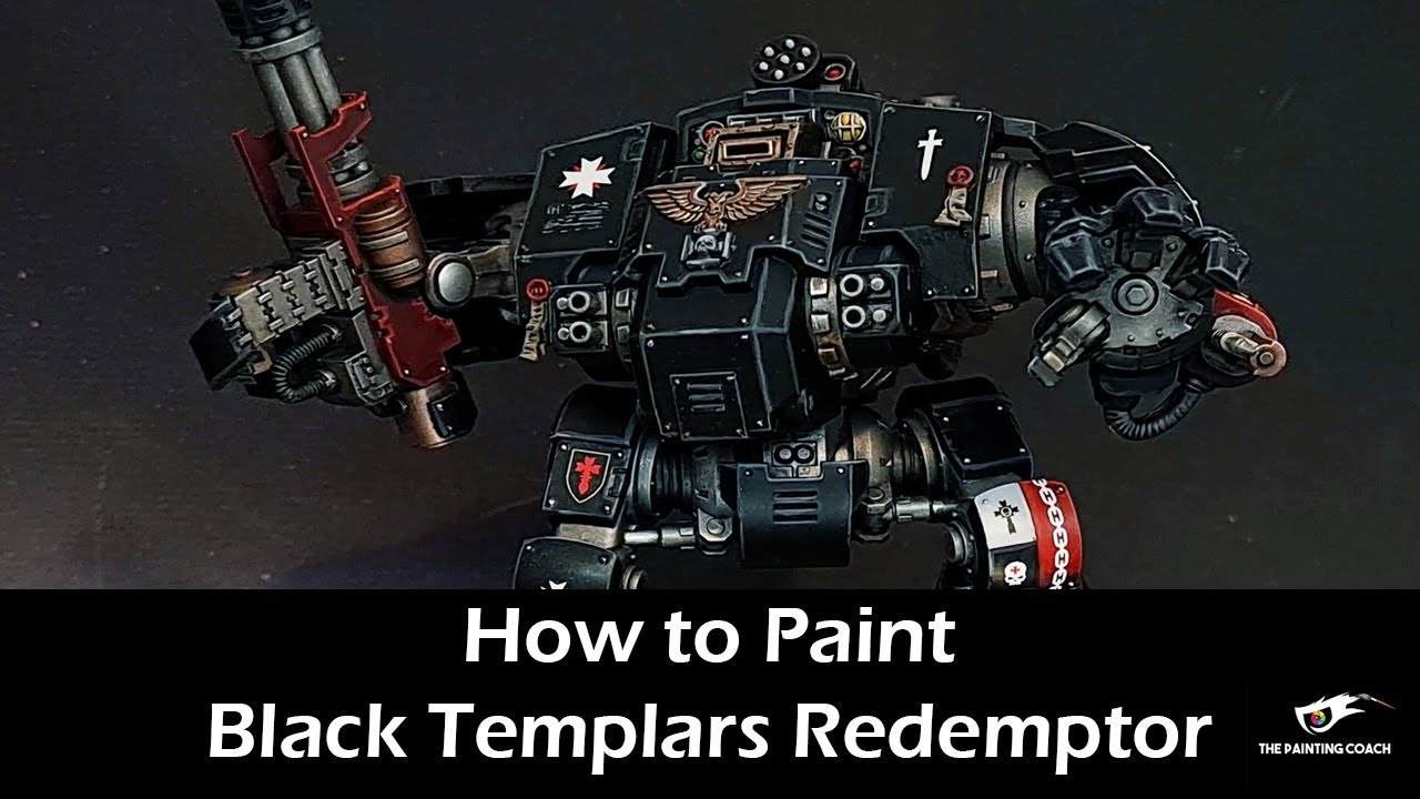 How to Paint Black Templars Redemptor Dreadnought