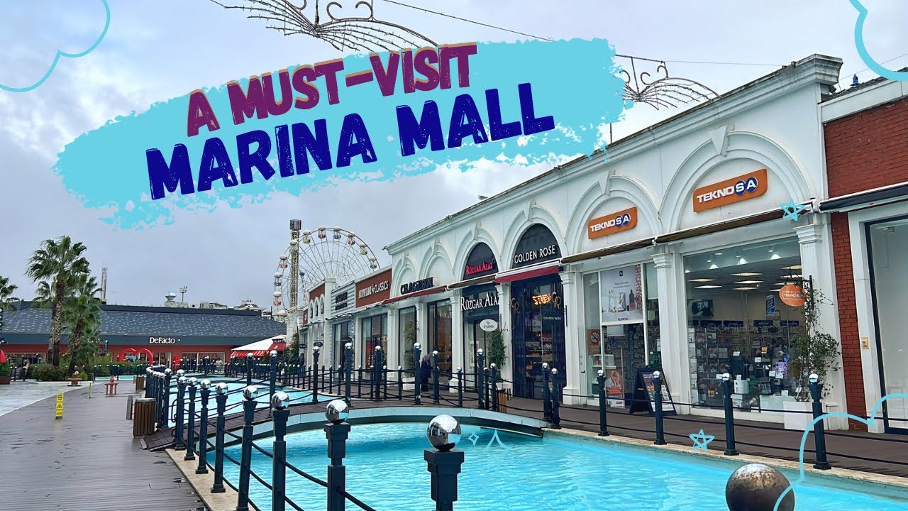Istanbul Viaport Marina Tuzla walking tour| Avm y&uuml;r&uuml;y&uuml;ş tour