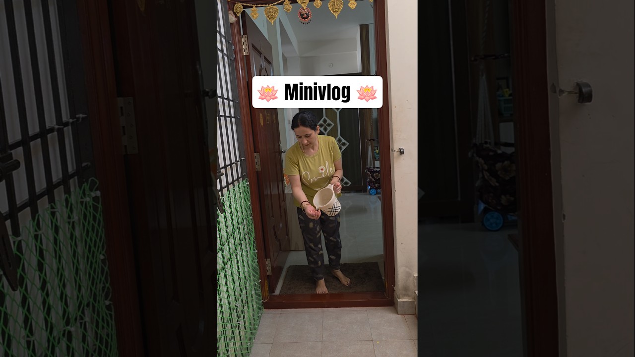 Friday Morning Mini Vlog✨️🪷. #shorts #minivlog #friday #trending #kolam #muggulu #morning