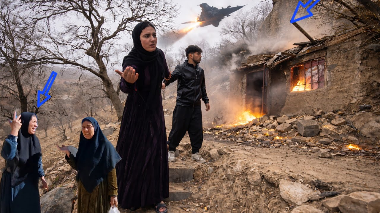 At the height of the news of the war, Sakineh decided to return, but Abolfazl prevented her!😱🏚