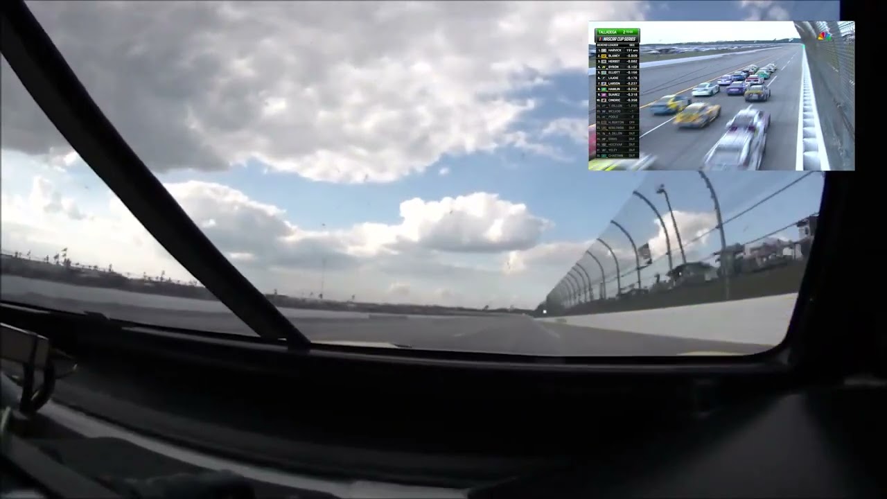 Ryan Blaney Onboard and TV View - Final 6 Laps of 2023 YellaWood 500