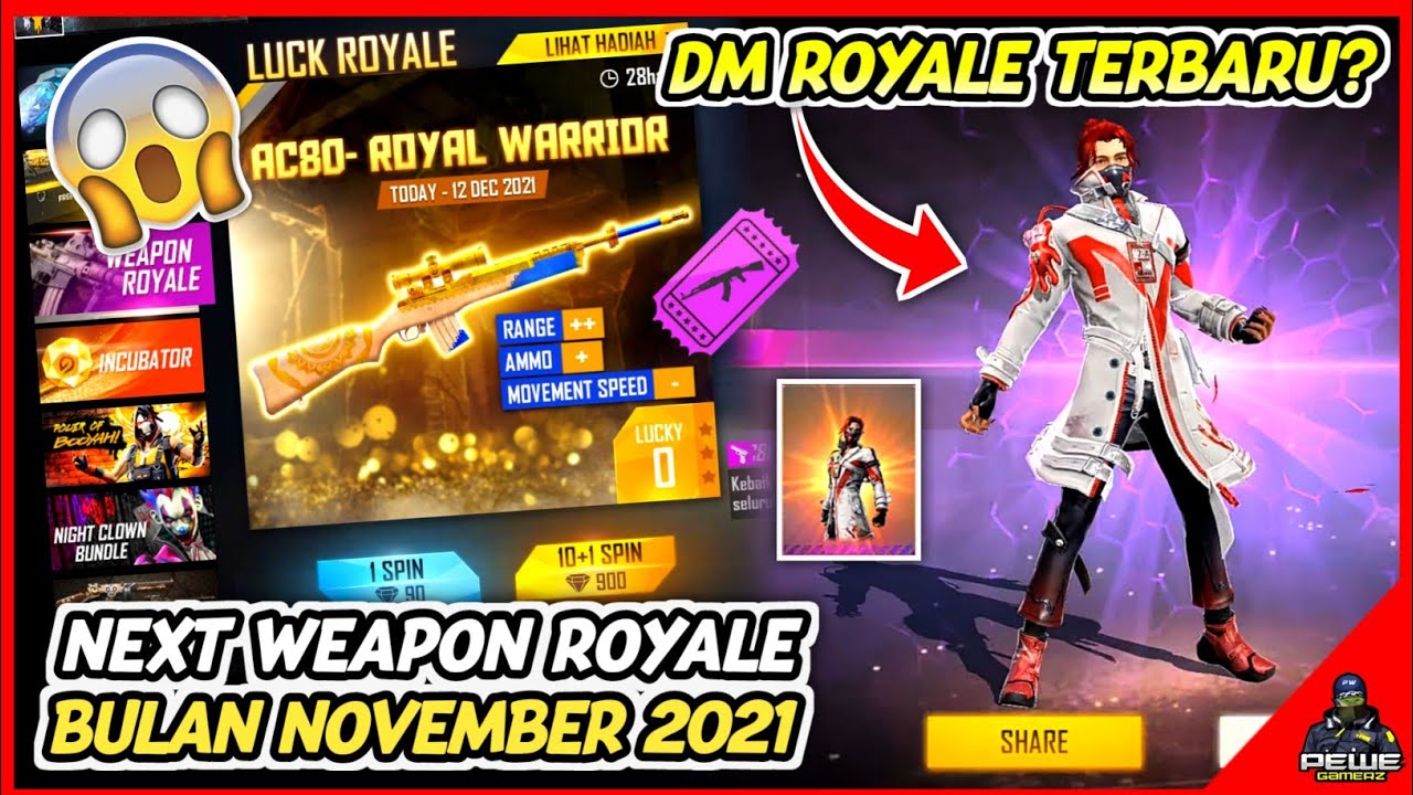 BOCORAN WEAPON ROYALE TERBARU | DIAMOND ROYALE TERBARU - UPDATE FF