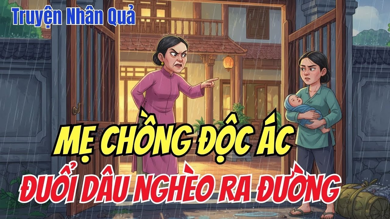 Nhân Quả Báo Ứng: Mẹ Chồng Ác Độc Đuổi Con Dâu Nghèo Ra Đường 3 Năm Sau Trả Nghiệp Đau Đớn