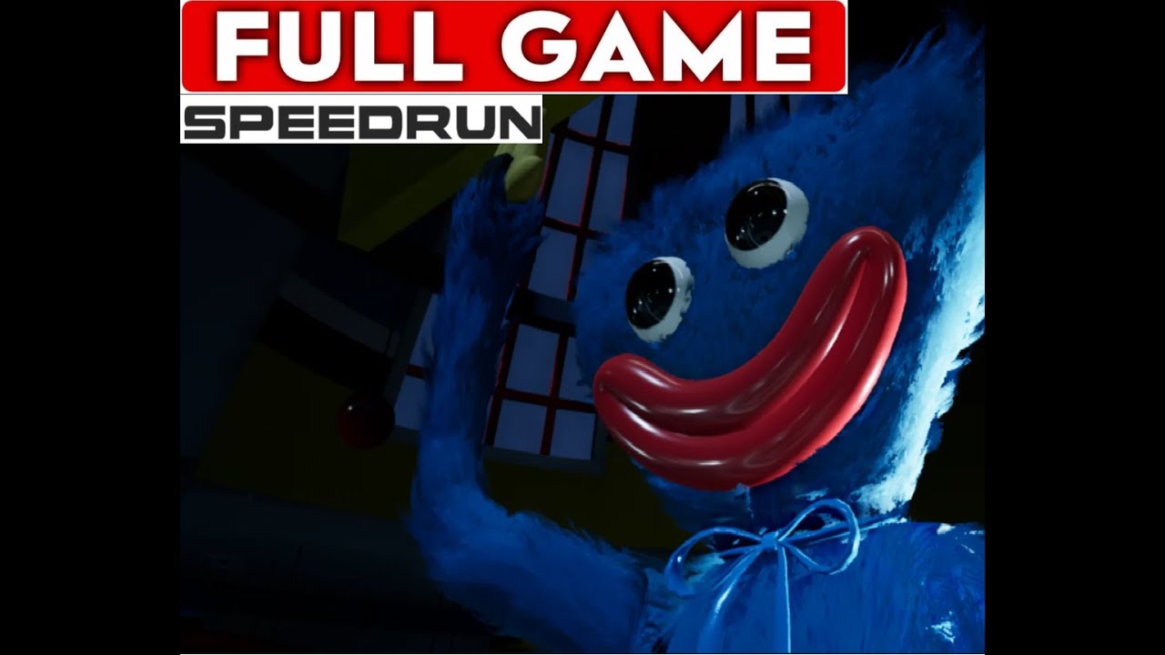 Poppy playtime chapter 1 full game speedrun!!! (Sub 9-minutes)
