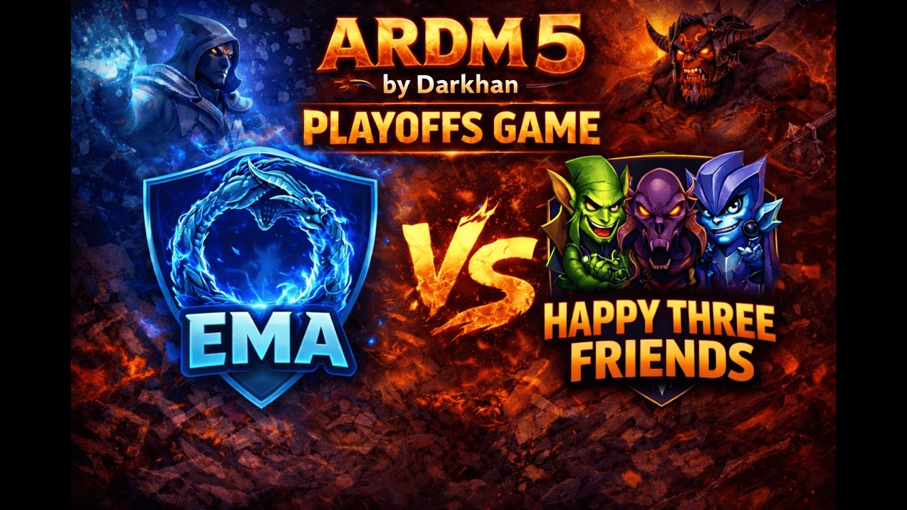 ARDM5. PLAY-OFF. GAME1. EMA vs Happy Three Friends