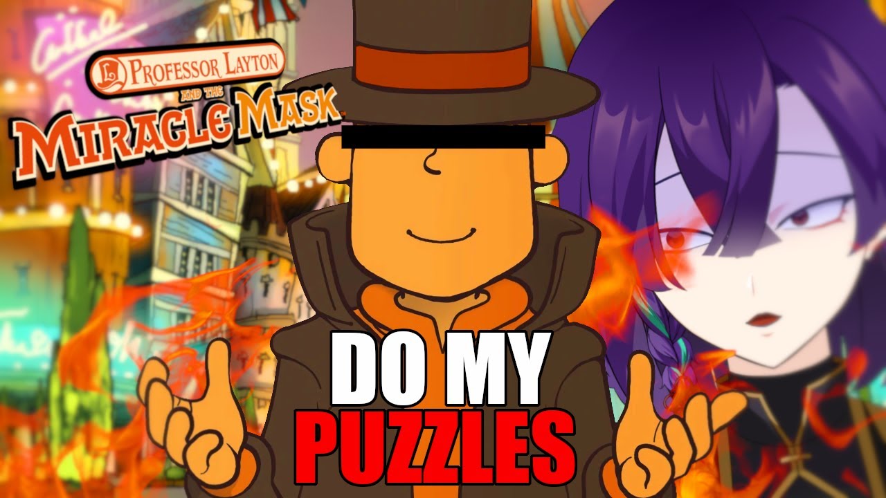【Professor Layton and the Miracle Mask】Returning to Layton's Puzzle Dungeons🙀