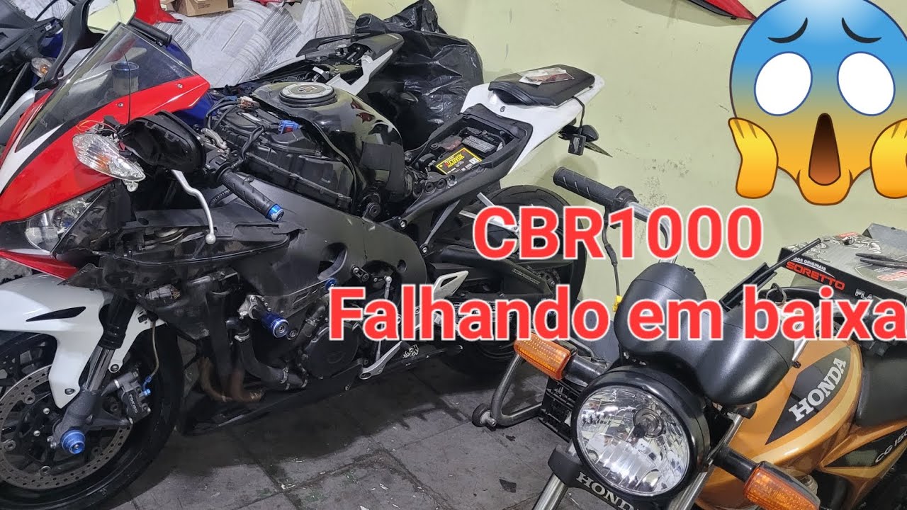 Cbr 1000 falhando em baixa oscilando
