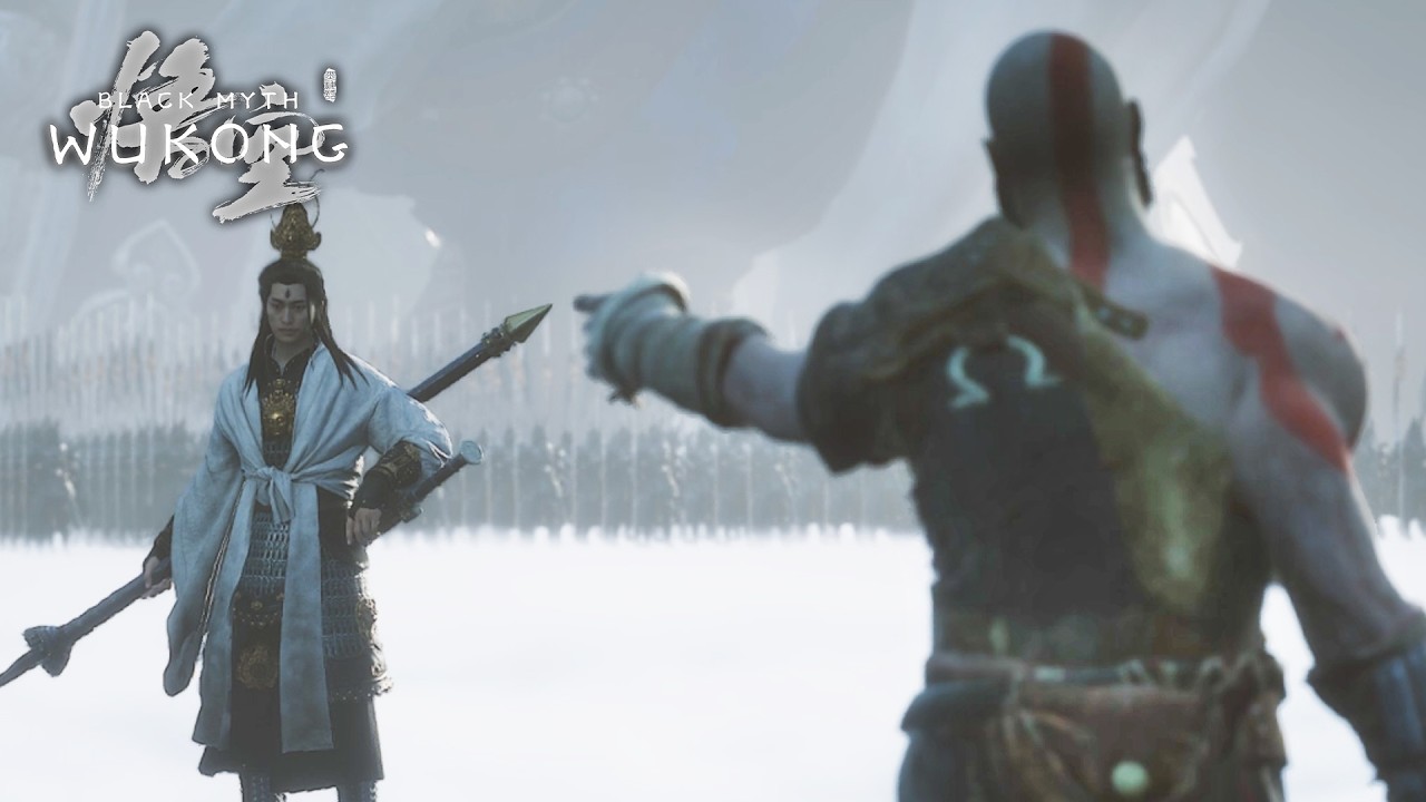 Chinese God of War - Kratos VS. Erlang Shen