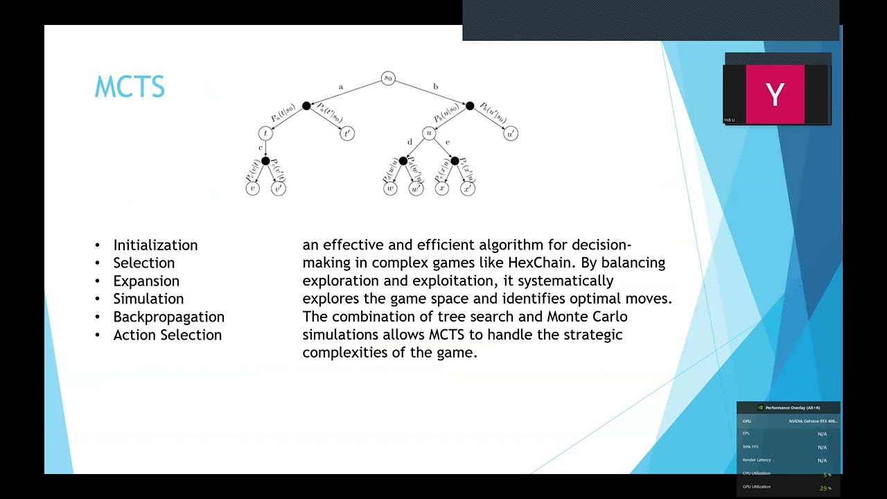 reinforcement learning project: HexChain - MCTS