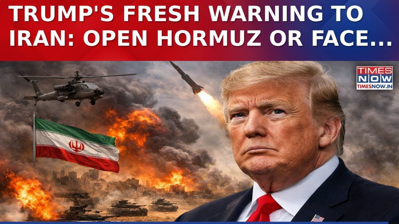 US President Trump Issues 48-Hour Ultimatum To Iran Over Hormuz, Warns Of Strikes On Power Plants