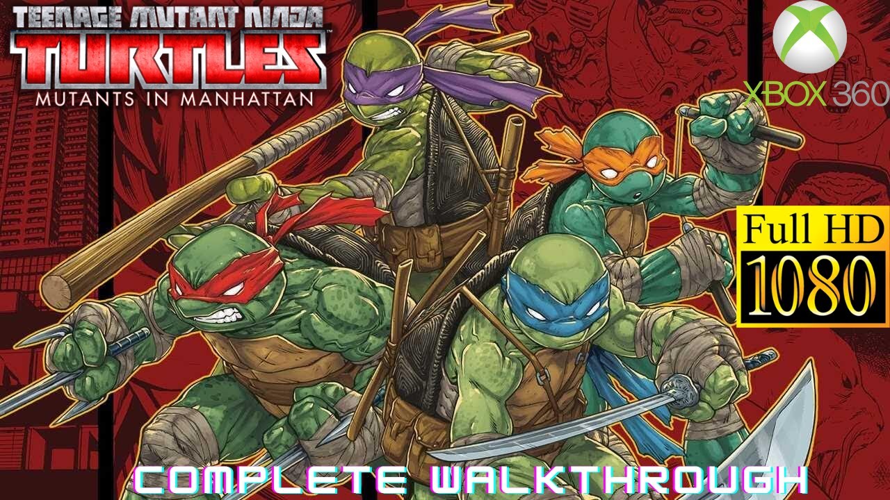 Longplay of Teenage Mutants Ninja Turtles Mutants in Manhattan (Xbox 360, 2016) Complete Walkthrough