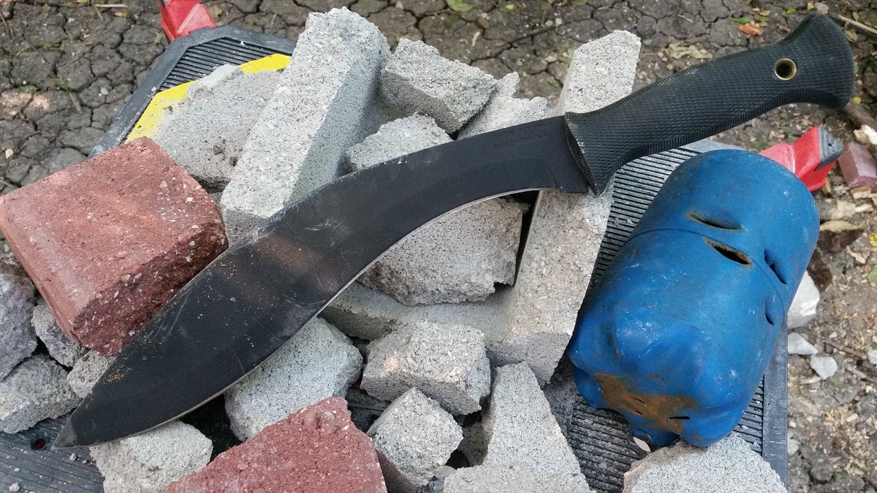 Cold Steel HTC Gurkha Kukri DESTRUCTION . . . By Mayor Fuglycool