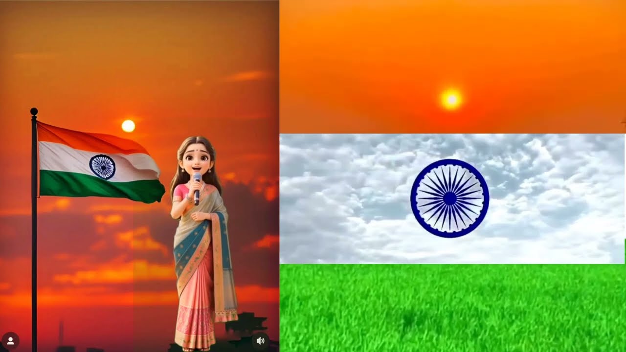 National anthem India 🫡🪖✊🏽janagana mana,🎶
