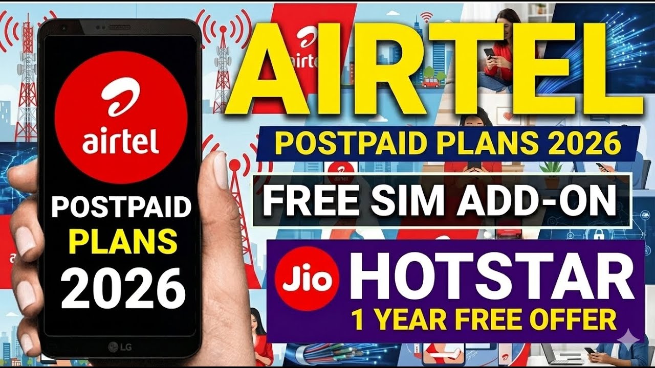 Airtel Postpaid In 2026 🔥 New Plans, Speed Test, Benefits, OTT, 5G, Network, Charges And More