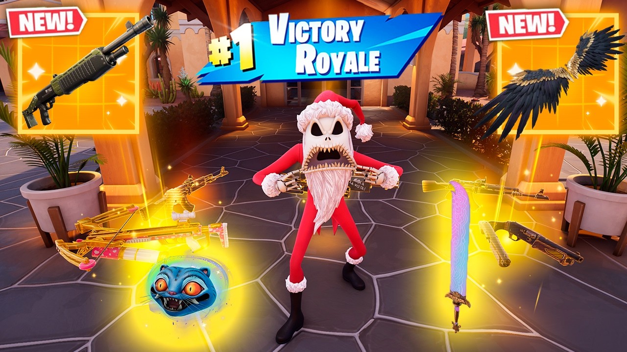 SANTA JACK vs NEW MYTHIC'S CHALLENGE (NEW!! Fortnite Chapter 7 Season 1)
