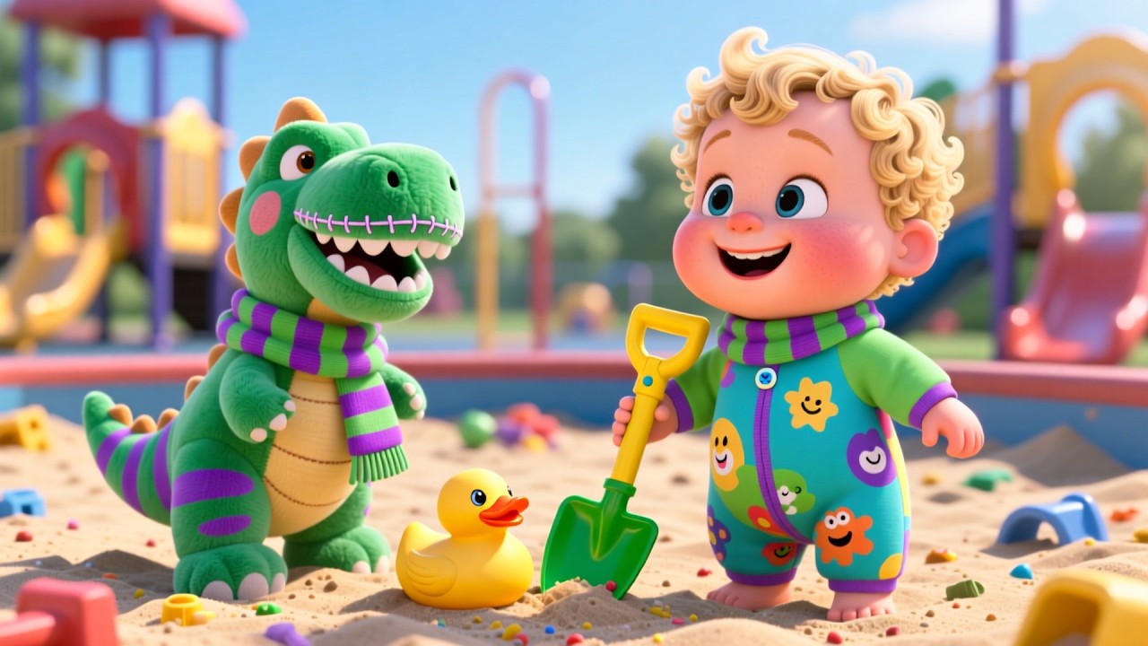 Toy Shovels Go Dig Dig 🏖️🍼 | Fun Kids Song for Toddlers | Playful Sandbox Rhyme