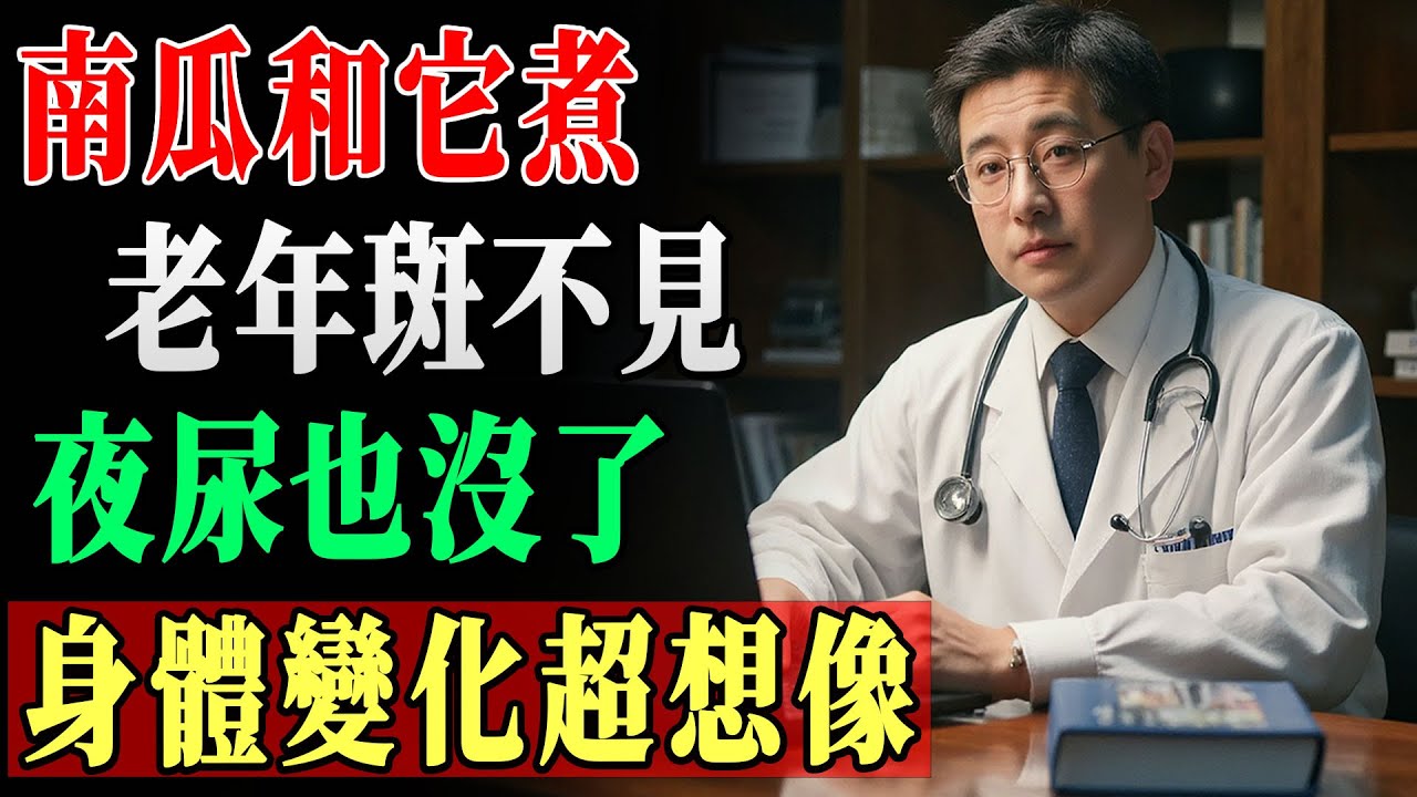 百歲國醫驚爆！南瓜加「它」竟是天然安眠藥+血管清道夫，可惜大部分人只會煮粥錯過！
