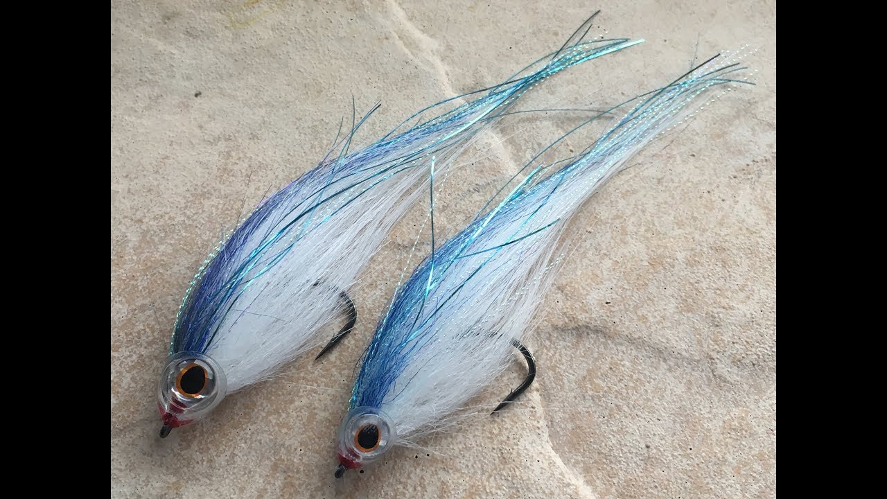 Streamer-Pike Muchy Czupakowe fly-tying Craft Fur, Flashabou