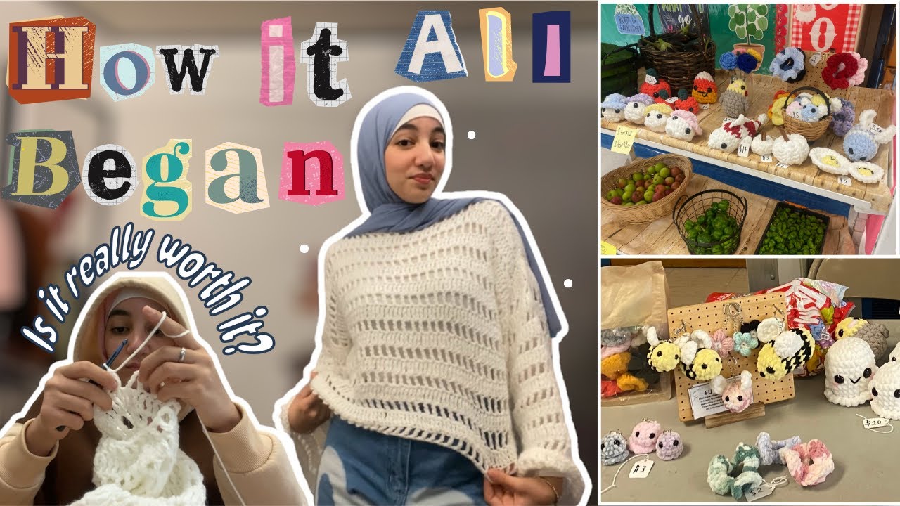 Everything I've Ever Crocheted EVER + How I Started My Small Business 🧶✨