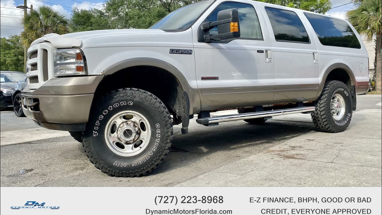 2005 Ford Excursion Eddie Bauer Limited  6.0 Power Stroke Turbo Diesel Walk Around Test Drive