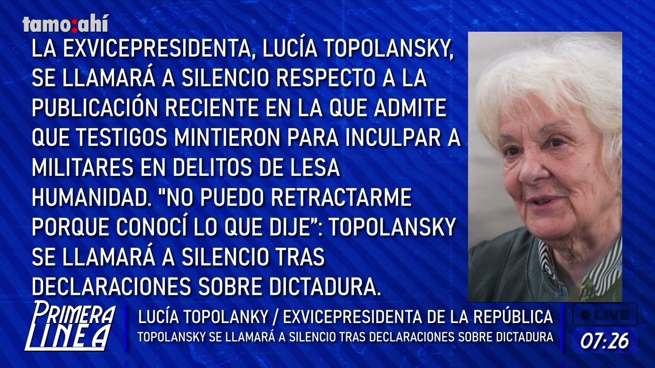 Primera L&iacute;nea - 24/12/2024 - Luc&iacute;a Topolanky