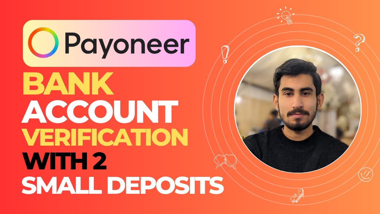 How to verify bank account in payoneer with 2 small deposits