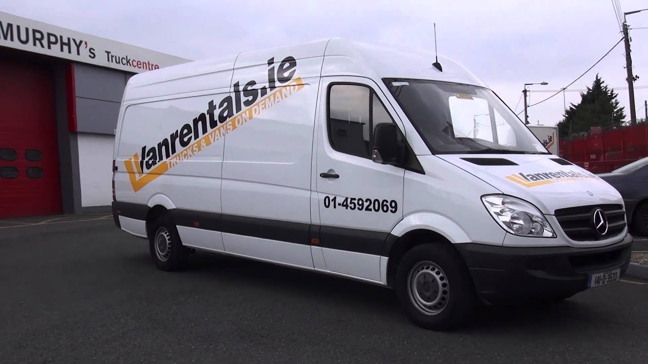 Extra Long Hire vans in Dublin Ireland.