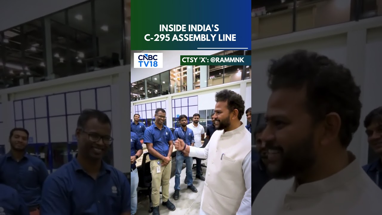Aviation Minister Unveils Glimpse Of India's Made-In-India C-295 Aircraft | N18S