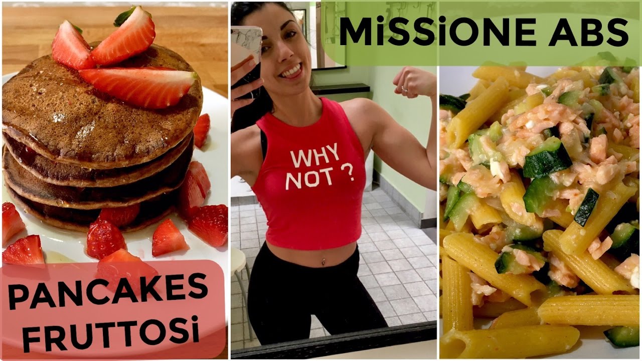 😋COSA MANGiO in un giorno // SFiDA con ME STESSA!! MiSSiONE ABS •SmartiS•