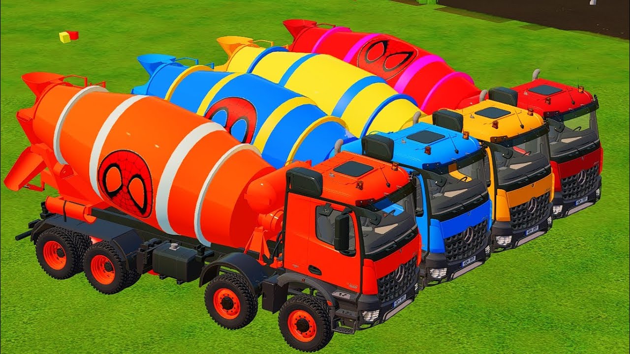 Transport of Colors! - Color truck mixer