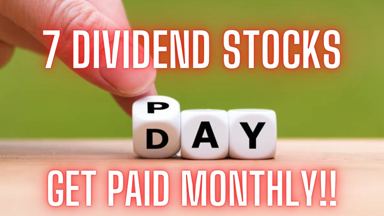 7 Monthly Dividend Stocks That Will Pay Your Bills! Passive Income Every Month!
