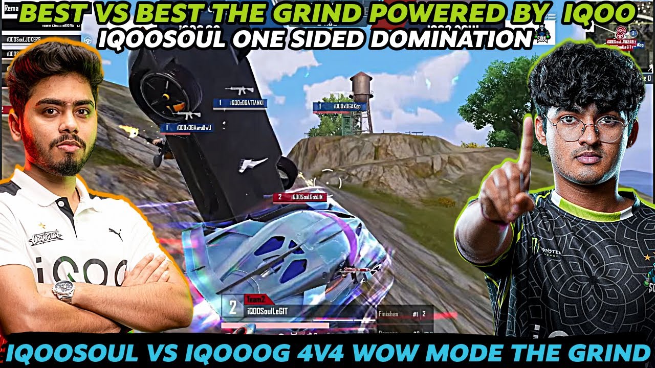 IQOOSOUL🚀PURE ONE SIDED DOMINATION☠️IN 4V4 WOW MODE VS ORANGUTAN🦧POWERED BY IQOO🔥