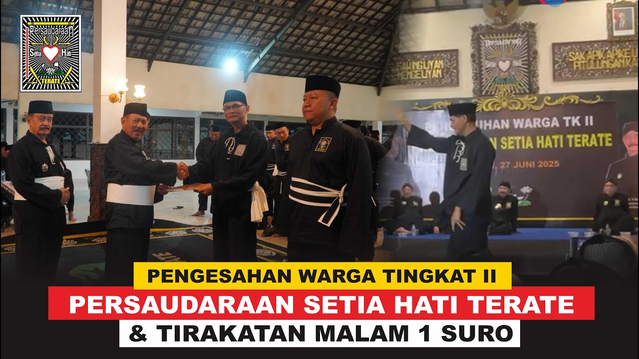 TRADISI MALAM 1 SURO // PENGUKUHAN WARGA TINGKAT II PSHT PUSAT MADIUN TAHUN 2025