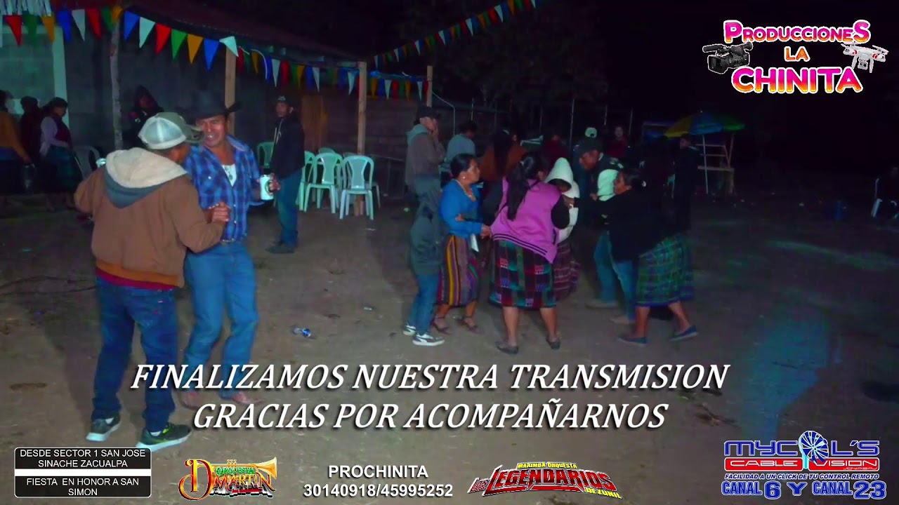 Desde Primer Centro San José Sinache Zacualpa , Con el Compadre Álex Tol  Aniversario de San Simon