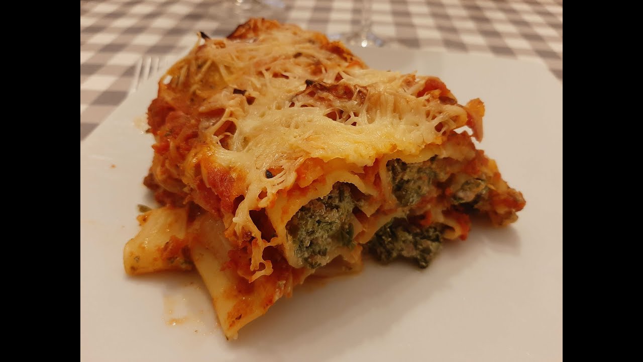 Cannelloni Epinards-Ricotta  - Les recettes de Sergio