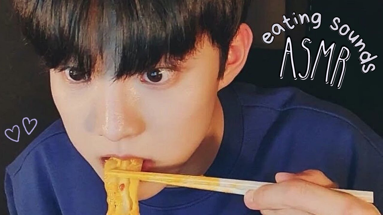 Kpop idols asmr | eating sounds mukbang🍜₊˚