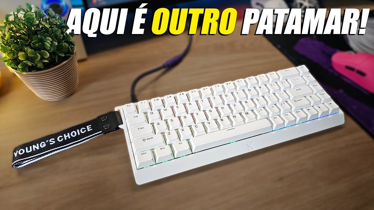 O NÍVEL TA SUBINDO! Teclado Mchose Ace68 com Switch TTC Uranus | Review PT-BR