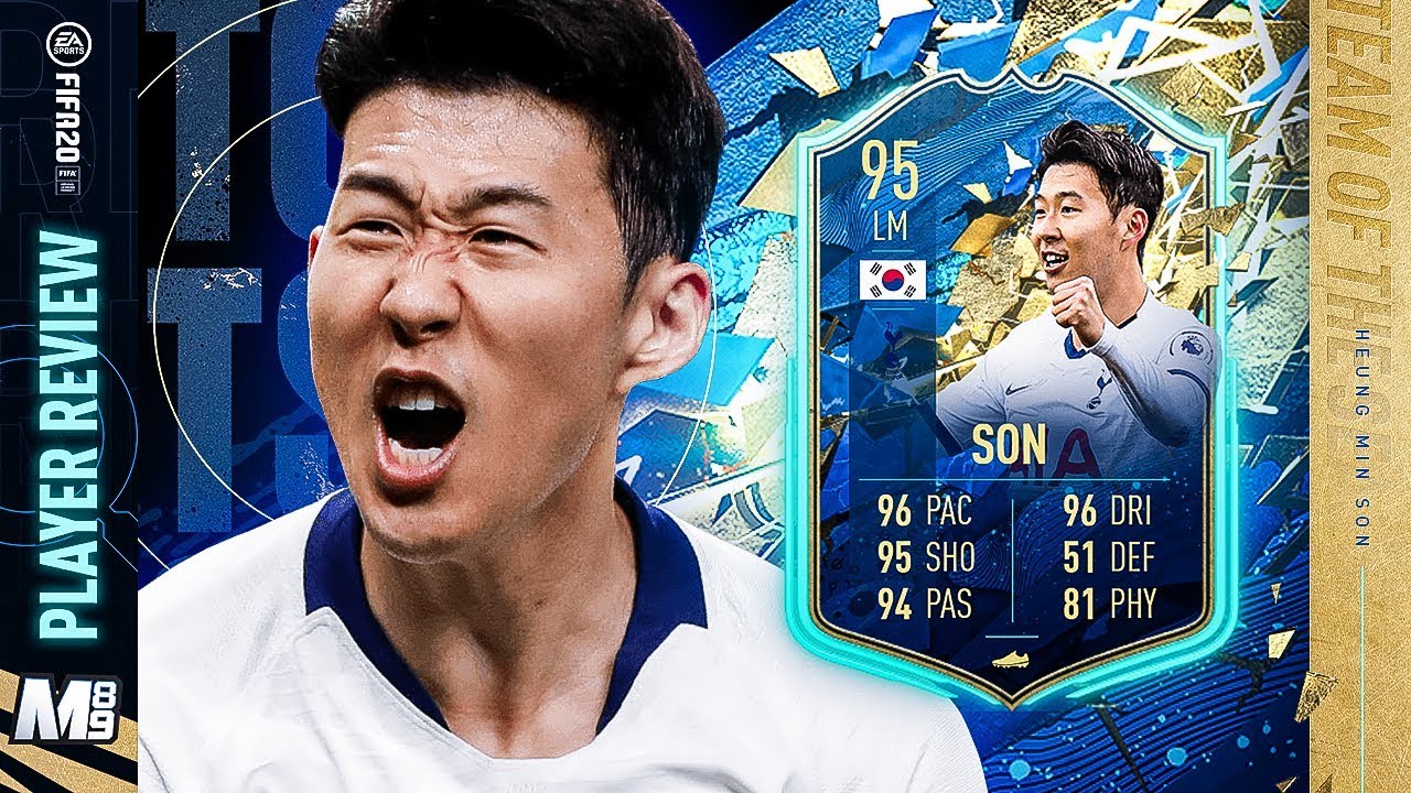 TOTS SON PLAYER REVIEW | 95 TOTS SON REVIEW | FIFA 20 Ultimate Team