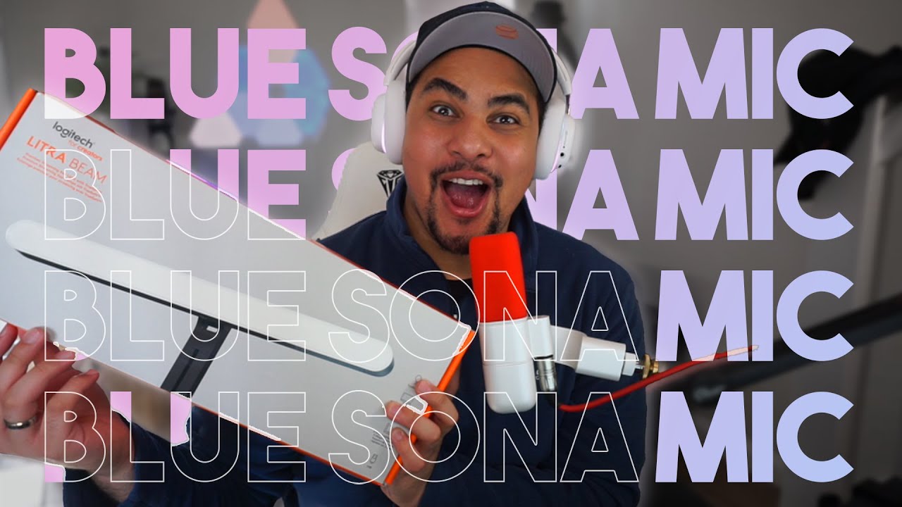 My New Microphone #BlueSona and Lights for streaming #LitraBeam -  #togetherwecreate