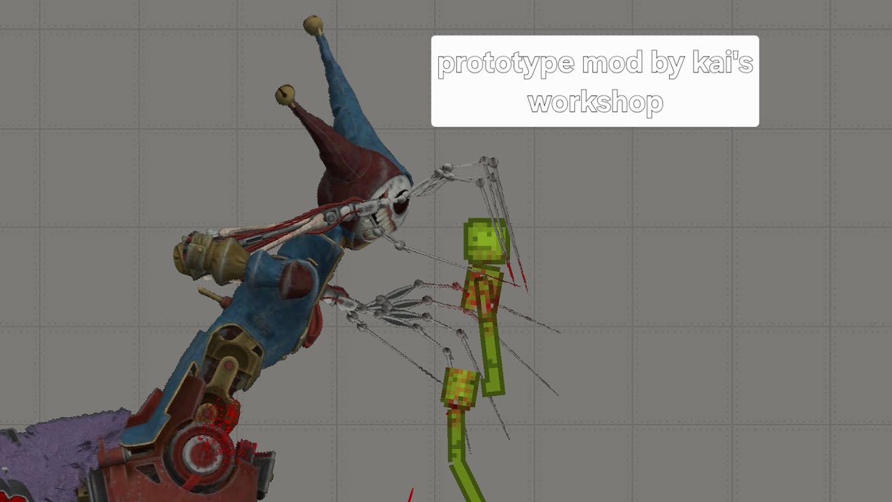 The prototype mod @kaizhourxr in Melon sandbox 