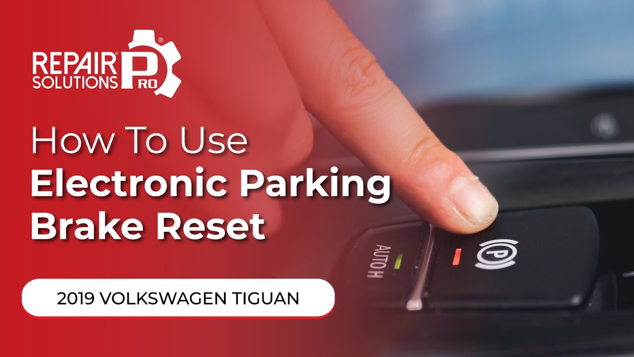 How to Use Electronic Parking Brake Function on SDS | 2019 Volkswagen Tiguan
