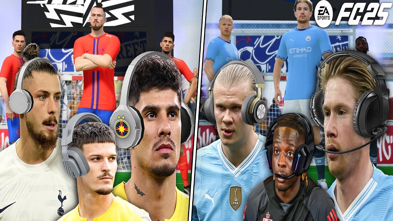 Coman & Drăgușin Joacă FC 25 - Coman & Drăgușin & Man VS Haaland & KDB & Doku!