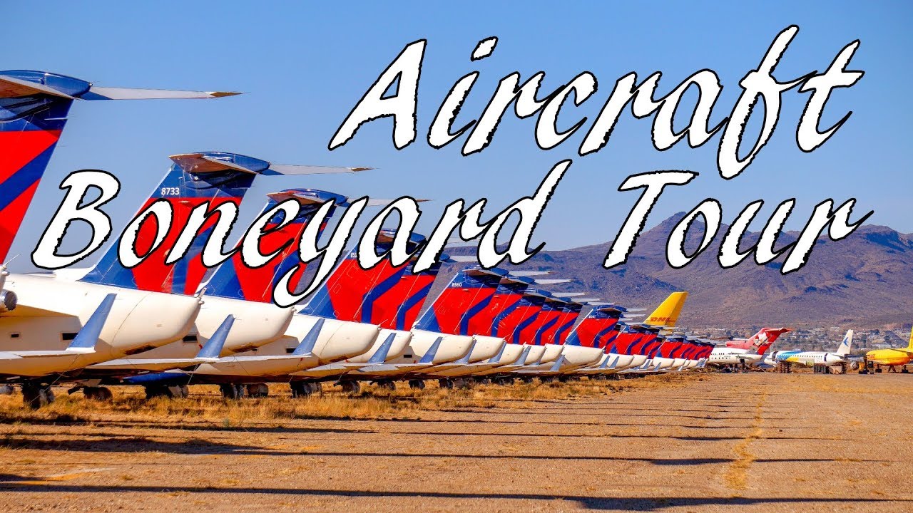 BONEYARD TOUR DC-8 727 CRJ-100 Kingman AZ